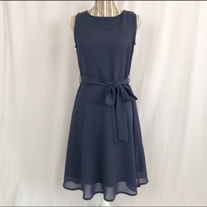 Venus Dusty Blue Sleeveless Sheath Dress Sz 6